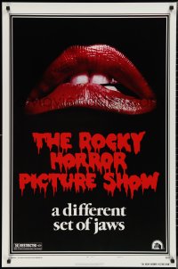 3d1451 ROCKY HORROR PICTURE SHOW 1sh R1980s classic lips, a different set of jaws!
