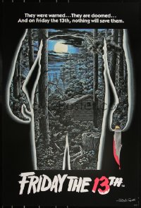 3d1528 FRIDAY THE 13th signed #2/125 24x36 art print 2018 by Spiros Angelikas, foil edition!