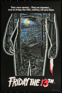3d1527 FRIDAY THE 13th signed #205/225 24x36 art print 2018 by Spiros Angelikas, GITD edition!