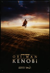 3d1638 OBI-WAN KENOBI tv poster 2022 Star Wars, Disney+, Ewan McGregor walking across dunes!