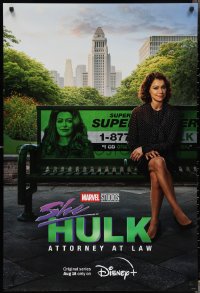 3d1640 SHE-HULK: ATTORNEY AT LAW DS tv poster 2022 Walt Disney Marvel, Tatiana Maslany in title role!