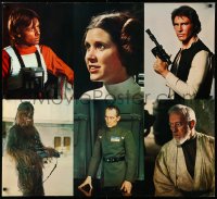 3d0335 STAR WARS 34x38 special poster 1977 George Lucas, Luke, Leia, Han, Chewie, Tarkin, Obi-Wan!