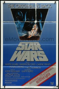 3d0656 STAR WARS NSS style 1sh R1982 A New Hope, Lucas classic sci-fi epic, art by Jung!