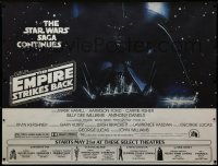 3d0340 EMPIRE STRIKES BACK subway poster 1980 George Lucas sci-fi classic, cool Darth Vader image!