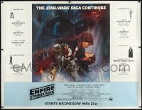 3d0037 EMPIRE STRIKES BACK linen subway poster 1980 Gone With The Wind style art by Roger Kastel!