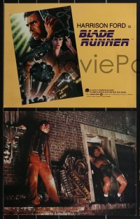 3d1159 BLADE RUNNER 6 color 11x14 stills 1982 Ridley Scott classic, w/Alvin art of Harrison Ford!