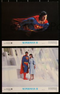 3d1139 SUPERMAN II 8 color 11x14 stills 1981 Christopher Reeve, Margot Kidder, Hackman & Beatty!