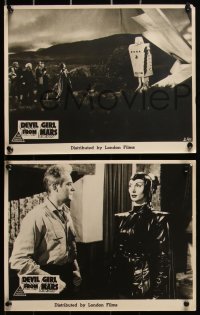 3d0380 DEVIL GIRL FROM MARS 3 Aust LCs 1955 sexy female alien Patricia Laffan, robot, ultra rare!