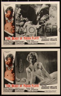 3d1161 BEAST OF YUCCA FLATS 4 LCs 1962 cheesy horror, wrestler Tor Johnson, Barbara Francis