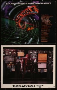 3d1038 BLACK HOLE 8 LCs 1979 Disney sci-fi, Maximilian Schell, Ernest Borgnine, Robert Forster