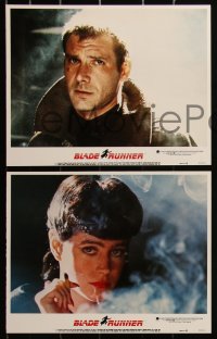 3d1039 BLADE RUNNER 8 LCs 1982 Ridley Scott, Harrison Ford, Rutger Hauer, rare complete set!