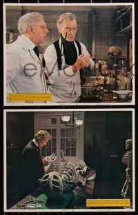 3d1055 CREEPING FLESH 8 LCs 1972 Christopher Lee, Peter Cushing, Lorna Heilbron, George Benson!