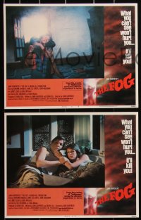 3d1073 FOG 8 LCs 1980 John Carpenter directed horror, Hal Holbrook, sexy Jamie Lee Curtis, complete!