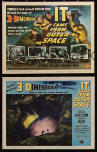 3d1089 IT CAME FROM OUTER SPACE 8 3D LCs 1953 Ray Bradbury sci-fi classic, Richard Carlson, Rush