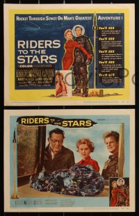 3d1121 RIDERS TO THE STARS 8 LCs 1954 rocket through space on man's greatest adventure, cool images!