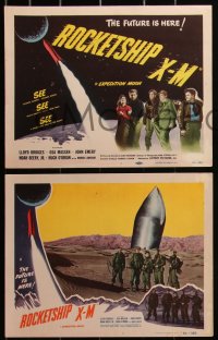 3d1124 ROCKETSHIP X-M 8 LCs 1950 Lloyd Bridges in the screen's 1st story of man's conquest of space!