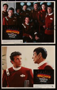 3d1133 STAR TREK II 8 LCs 1982 The Wrath of Khan, Leonard Nimoy, William Shatner, Kirstie Alley!