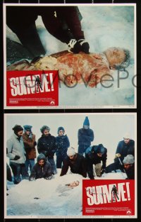 3d1141 SURVIVE 8 LCs 1976 Rene Cardona's Supervivientes de los Andes, true cannibalism story!
