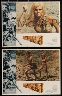 3d1151 WHEN DINOSAURS RULED THE EARTH 8 LCs 1971 Hammer, super sexy cavewoman Victoria Vetri!