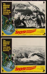 3d1152 YOG: MONSTER FROM SPACE 8 LCs 1971 it was spewed from intergalactic space to clutch Earth!