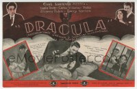 3d1185 DRACULA Spanish herald 1931 Carlos Villarias, filmed at night on the same sets as Lugosi's!