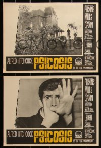 3d0379 PSYCHO 12 Spanish LCs 1961 sexy Janet Leigh, Anthony Perkins, Hitchcock classic, very rare!