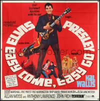 3f0004 EASY COME, EASY GO 6sh 1967 different image of scuba diver Elvis Presley & playing guitar!