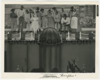 3f1585 DIMPLES 8x10 still 1936 Bowery Princess Shirley Temple on stage w/ minstrels in blackface!