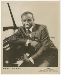 3f1590 EARL GRANT 8.25x10 publicity still 1959 great portrait of the African American pianist!