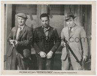 3f1642 PETRIFIED FOREST 8x10.25 still 1936 Humphrey Bogart between Joe Sawyer & Adrian Morris!