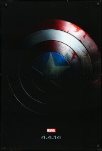 3f0061 CAPTAIN AMERICA: THE WINTER SOLDIER lenticular 1sh 2014 cool image of shield!