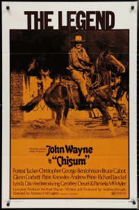 3f0936 CHISUM 1sh 1970 BIG John Wayne, the legend, the hero, the man, the winner, the western!