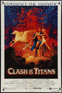 3f0937 CLASH OF THE TITANS 1sh 1981 Ray Harryhausen, fantasy art by Greg & Tim Hildebrandt!