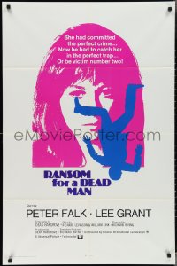 3f0938 COLUMBO RANSOM FOR A DEAD MAN int'l 1sh 1971 Peter Falk, Lee Grant, John Fink!