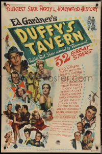 3f0956 DUFFY'S TAVERN 1sh 1945 art of Paramount's biggest stars including Lake, Ladd & Crosby!