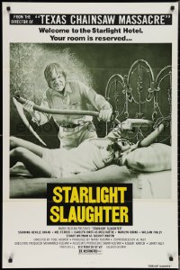 3f0959 EATEN ALIVE 1sh 1977 Tobe Hooper, wild image of sexy bound girl on bed, Starlight Slaughter!
