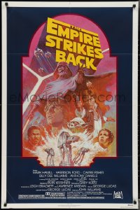 3f0960 EMPIRE STRIKES BACK NSS style 1sh R1982 George Lucas sci-fi classic, cool artwork by Tom Jung!