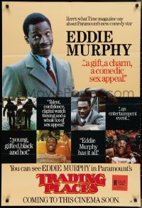 3f1178 TRADING PLACES teaser English 1sh 1983 great different montage of wacky Eddie Murphy!