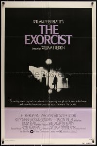 3f0968 EXORCIST 1sh 1974 William Friedkin, Von Sydow, horror classic from William Peter Blatty!