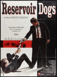 3f0392 RESERVOIR DOGS French 1p 1992 Tarantino, different image of Harvey Keitel & Steve Buscemi!