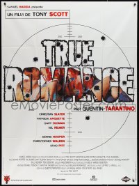 3f0402 TRUE ROMANCE French 1p 1993 Christian Slater & Patricia Arquette, Tarantino, target style!