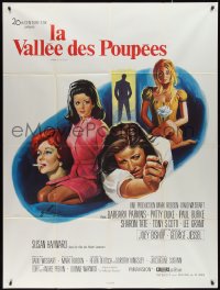 3f0403 VALLEY OF THE DOLLS French 1p 1968 Sharon Tate, Jacqueline Susann, different Grinsson art!