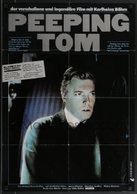 3f0552 PEEPING TOM German R1979 Michael Powell English voyeur classic, an adventure into terror!