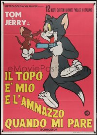 3f0362 TOM E JERRY IN IL TOPO E' MIO E L'AMMAZZO QUANDO MI PARE Italian 1p 1971 cool!