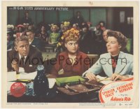 3f0666 ADAM'S RIB LC #2 1949 husband & wife Spencer Tracy & Katharine Hepburn are lawyers in court!