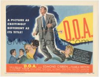 3f0646 D.O.A. TC 1950 Edmond O'Brien had 48 hours to avenge his own murder, classic noir, very rare!