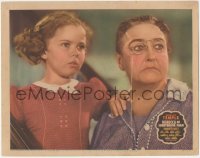 3f0768 REBECCA OF SUNNYBROOK FARM LC 1938 close up of worried Shirley Temple & Helen Westley, rare!