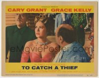3f0788 TO CATCH A THIEF LC #3 1955 close up of Grace Kelly with jewels & cool hair, Alfred Hitchcock