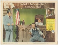3f0790 TO KILL A MOCKINGBIRD LC #6 1963 Gregory Peck in courtroom with James Anderson & Paul Fix!