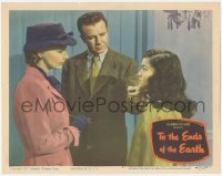 3f0791 TO THE ENDS OF THE EARTH LC #4 1947 Dick Powell and Signe Hasso look at young Asian girl!